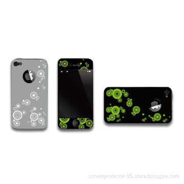 Night Light Screen Protectors for Apple's iPhone 4, Made of PET